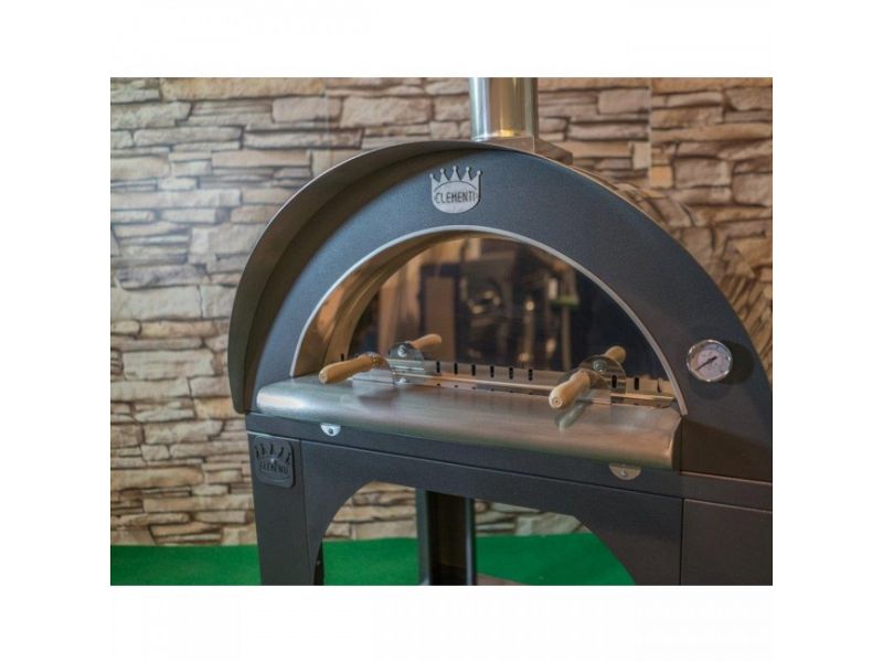 Forno a legna a cottura diretta Pulcinella 80x60 - Ramato