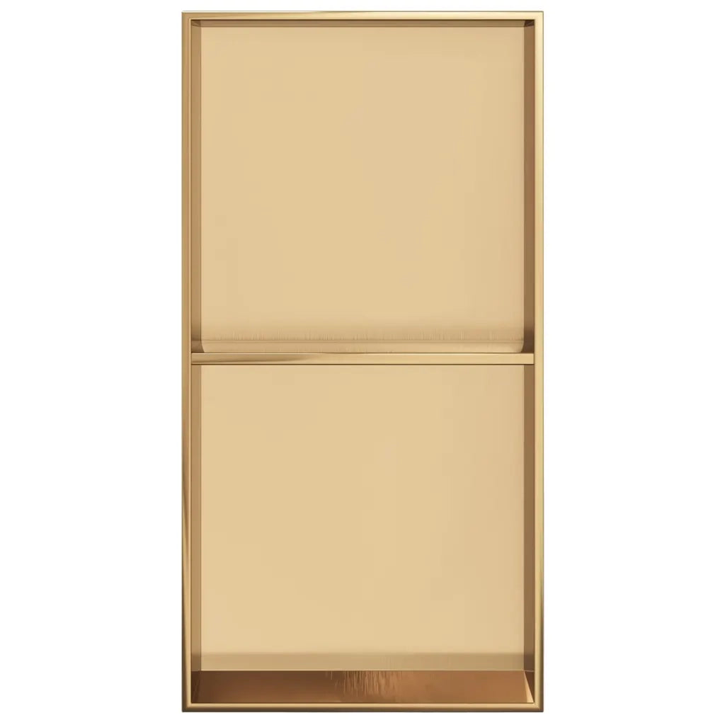 Nicchia per Doccia Oro Spazzolato 32x62x9cm in Acciaio Inox