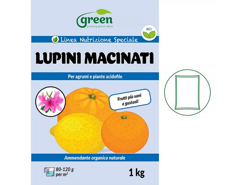 Lupino brillato ammendante per agrumi 1Kg Sgaravatti