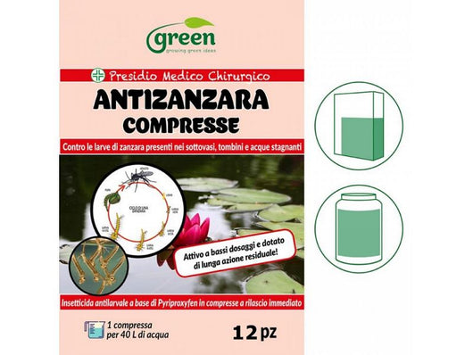 Antizanzara Compresse Green Ravenna da 12 compresse