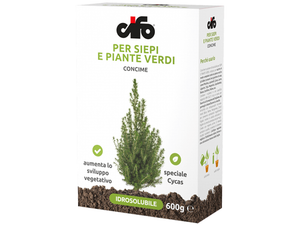 Concime siepi e piante verdi Cifo 600g idrosolubile arricchito con microelementi