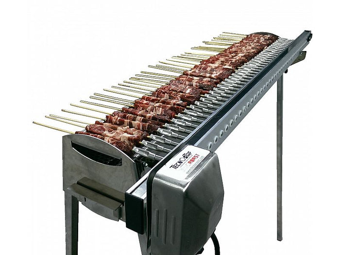 Barbecue a carbone automatico per arrosticini Tecnoroast TRS-40 Single Inox