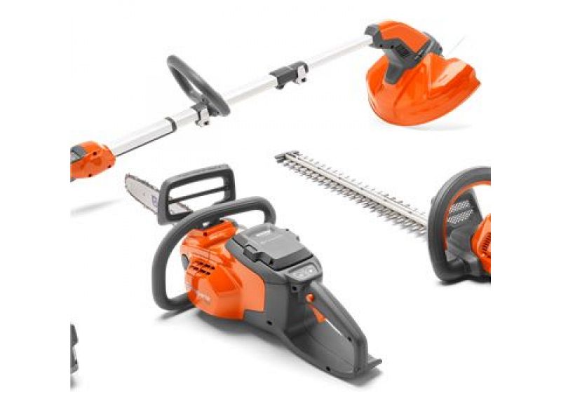 Tosasiepi a batteria Husqvarna 115iHD45 + BLi10 e QC80 lama 45cm