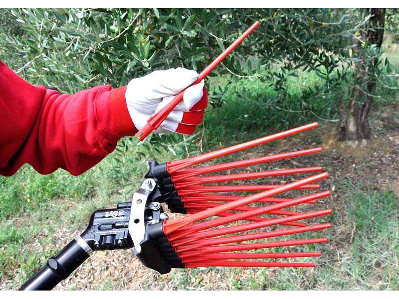 Abbacchiatore Lisam V8 EVO con astine intercambiabili