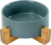 Ciotola per Cani in Ceramica - Bamboo Standard - Per Grandi Cani - 1800 ml - Verde Scuro
