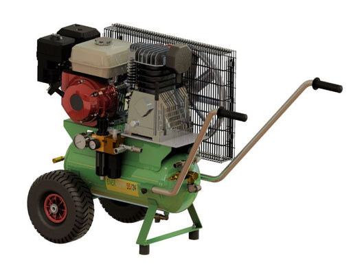 Kit raccolta olive Minelli per 2 operatori motocompressore con 2 abbacchiatori