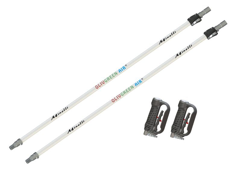 Kit olive per 2 operatori Minelli con motocompressore Honda e 2 abbacchiatori