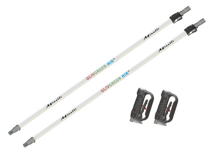 Kit olive per 2 operatori Minelli con motocompressore Honda e 2 abbacchiatori