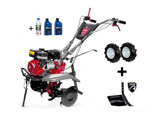 Motozappa Italian Power RG3.6-100 Q-Z-II motore Rato 212cc fresa da 97cm e Assolcatore benzina olio