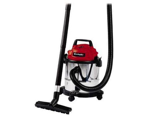 Aspiratutto Einhell TC-VC 1812 S bidone inox 12lt aspira liquidi e solidi