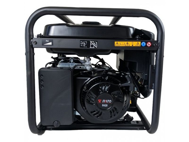 Generatore di corrente Rato R6000D 6kW a benzina 420cc AVR avviamento elettrico - Con quadro ATS
