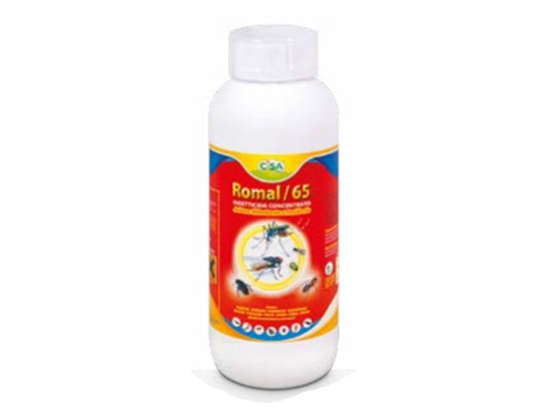 Insetticida liquido concentrato Romal/65 Cisa disinfestazioni 250ml 1lt 5lt - 250 ml