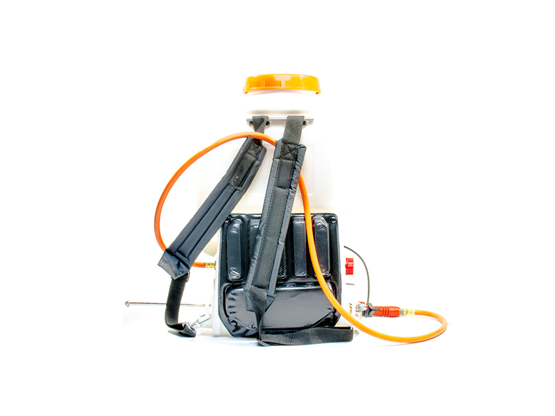 Pompa irroratrice a spalla Kasei 3WZ7E con motore a scoppio e serbatoio 15 lt