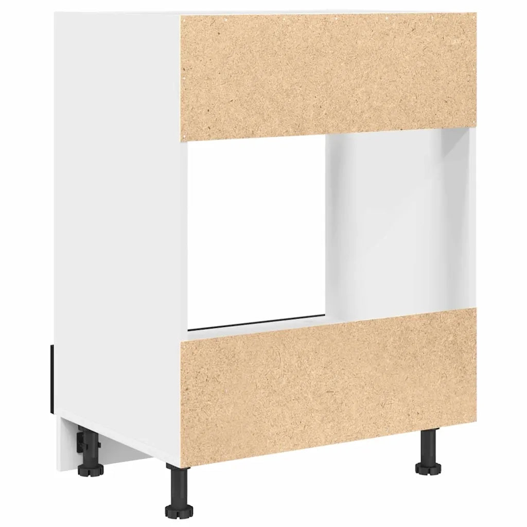 vidaXL Armadio per forno Rovere nero 60 x 46 x 81.5 cm