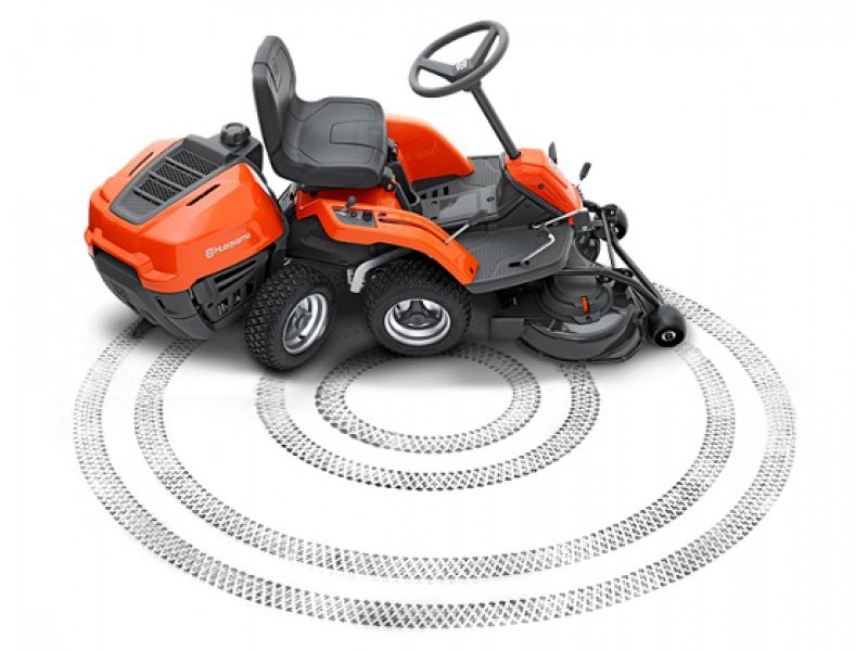 Trattorino tagliaerba Rider Husqvarna R 112C motore 413cc 11,3Hp taglio 85cm