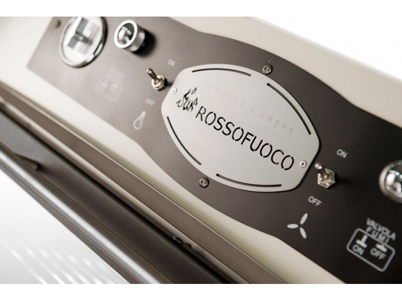 Forno a legna da esterno Sedicinoni Country Rossofuoco con carrello