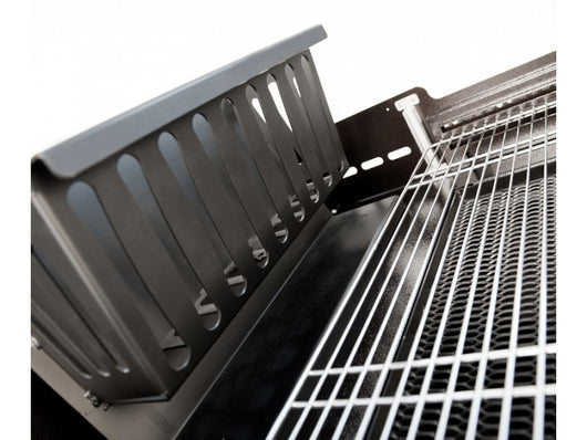 Barbecue a carbone o legna Maxi Rossofuoco 2 piani laterali