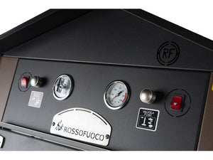 Forno a legna da esterno Raggio 80 marrone Rossofuoco con carrello