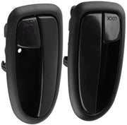 Maniglia per porta interna - Nero - Maniglia per porta interna - Maniglia per maniglia di porta - Adatto per Hyundai Matrix Lavita 2001-2010 - 2 Pezzi - Numero articolo 82610-17010, 82620-17010 - Maniglia per maniglia di porta interna