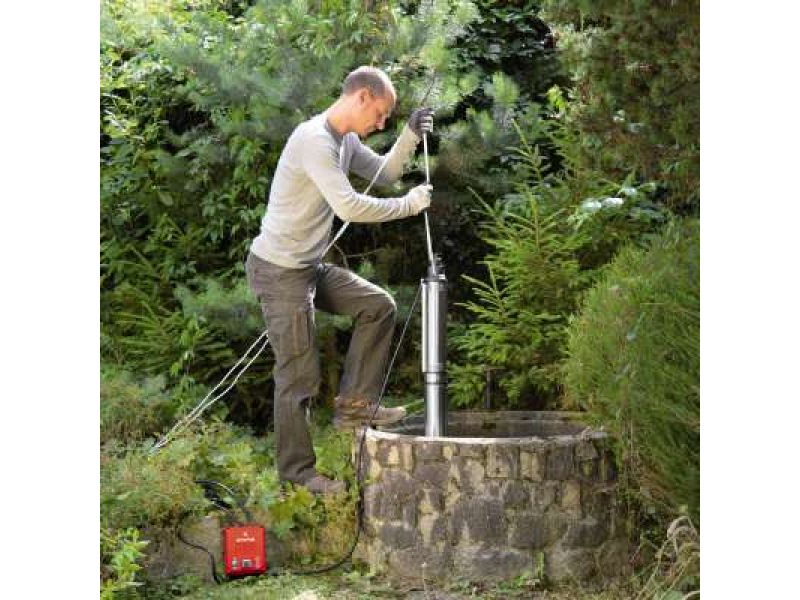 Pompa di profonditA~ Einhell GC-DW 1300 N inox 1300W profonditA~ 65m 5000 l/h