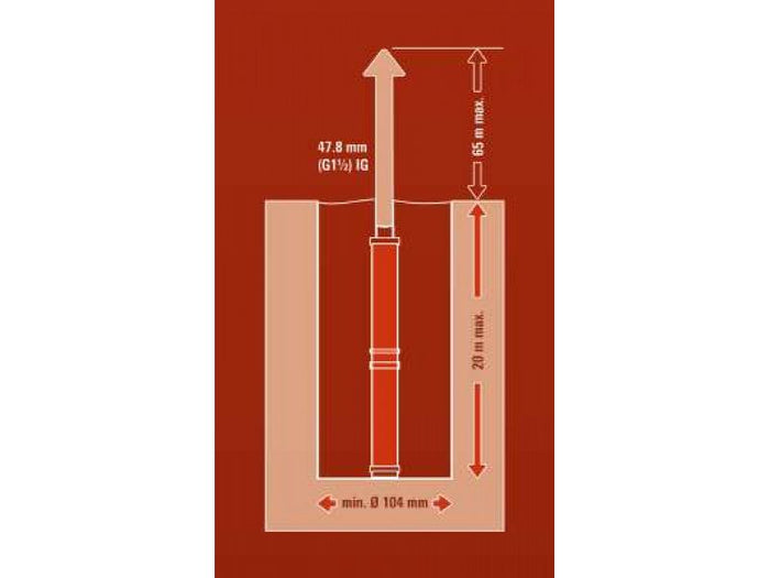 Pompa di profonditA~ Einhell GC-DW 1300 N inox 1300W profonditA~ 65m 5000 l/h