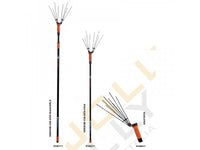 Abbacchiatore a batteria V34 Jolly Italia con asta telescopica e cavo, alimentazione da 12V