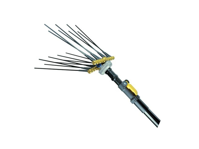 Abbacchiatore elettrico a batteria Lisam Swing telescopico 1.300 bpm asta in carbonio