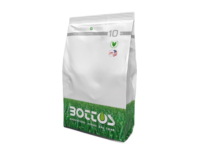 Tappeto erboso Royal Blue 1Kg verde scuro zone rustiche e salinitA~ Bottos - 10 Kg