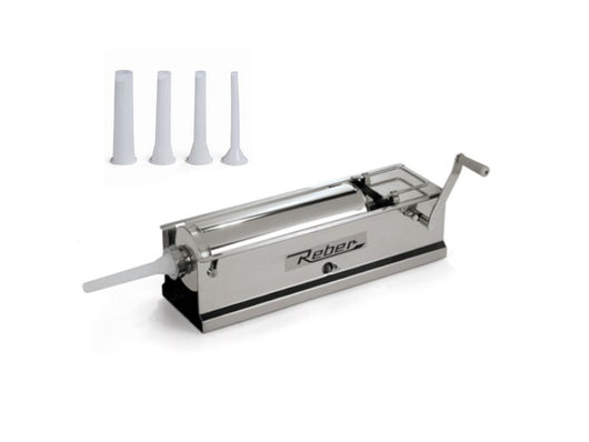 Insaccatrice Manuale Orizzontale Reber 5 Kg INOX | Igiene e AffidabilitA~