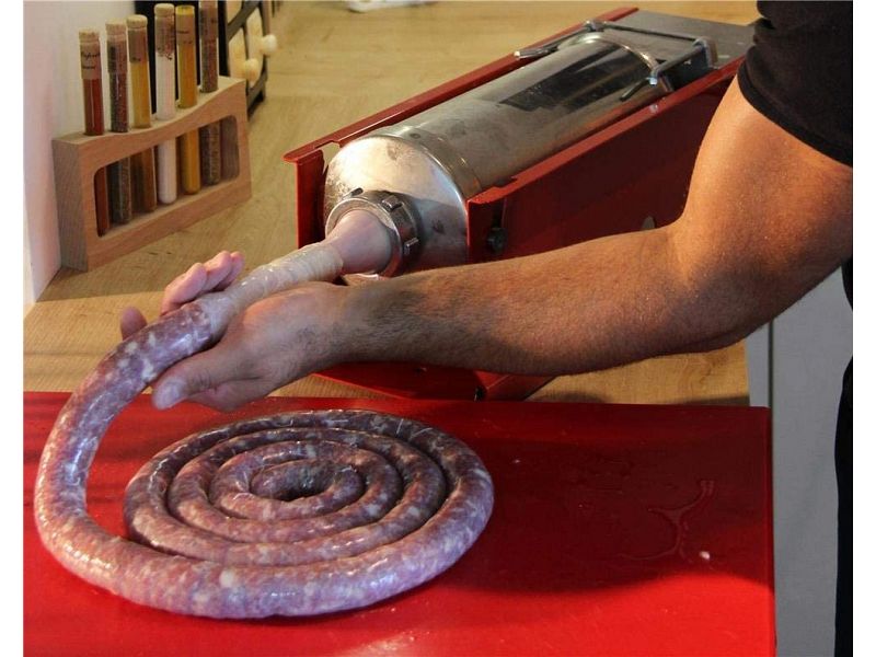 Insaccatrice manuale orizzontale Reber 8956N con 2 velocità da 3Kg