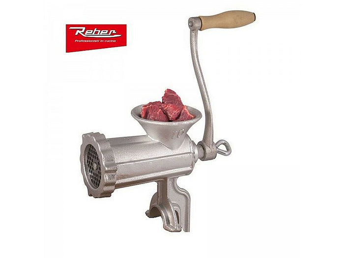 Tritacarne manuale Reber 8685N n.10 piastra foro 4,5mm