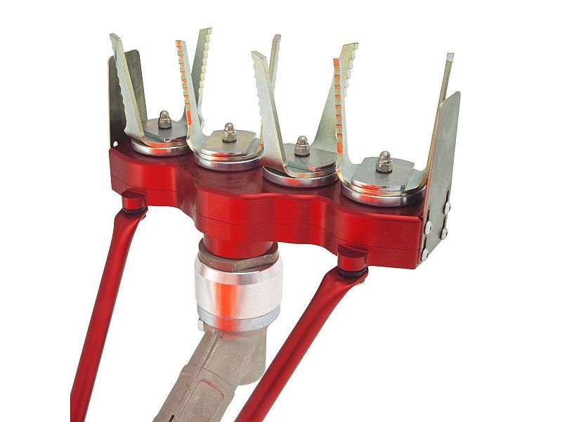 Fresa universale per decespugliatore Mytilla zappette in acciaio lavoro 20cm