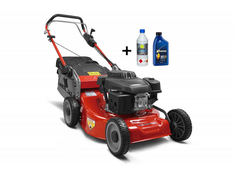 Tagliaerba a scoppio trazionato Weibang WB506SC 159cc 6Hp taglio 50cm + benzina e olio