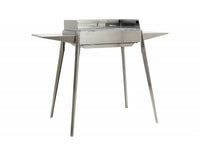 Barbecue a carbone Lisa Etna portatile in acciaio inox