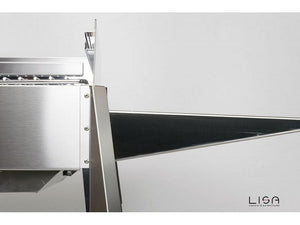 Barbecue a carbone Lisa Etna portatile in acciaio inox
