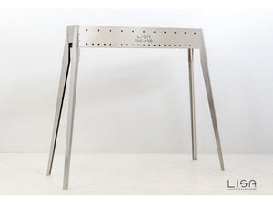 Barbecue a carbone per arrosticini Lisa Miami 800 in acciaio inox