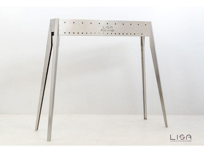 Barbecue a carbone per arrosticini Lisa Miami 800 in acciaio inox