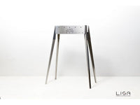 Barbecue a carbone per arrosticini Lisa Miami 500 in acciaio inox