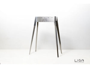Barbecue a carbone per arrosticini Lisa Miami 500 in acciaio inox