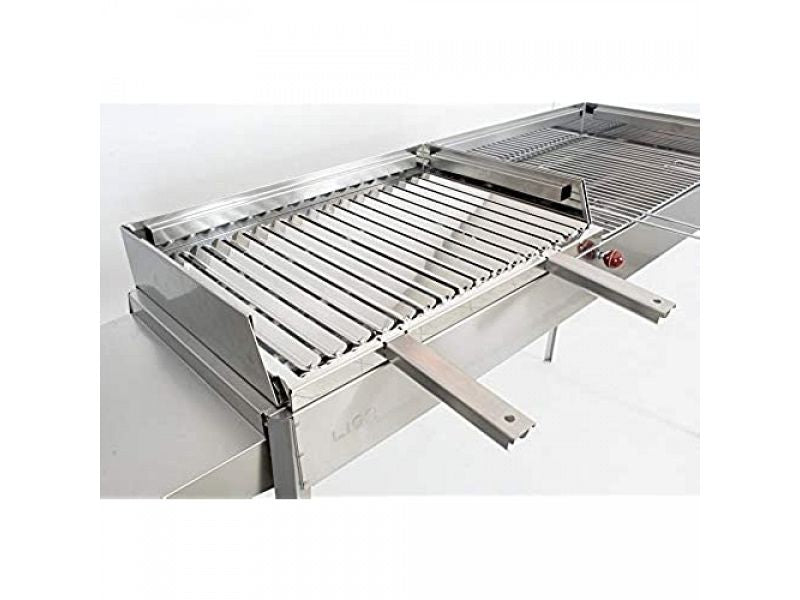 Barbecue a carbone Lisa Etna Maxi in acciaio inox