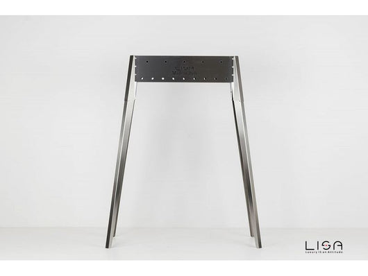 Barbecue a carbone per arrosticini Lisa Miami 500 in acciaio inox