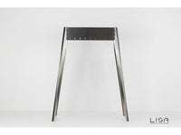 Barbecue a carbone per arrosticini Lisa Miami 500 in acciaio inox