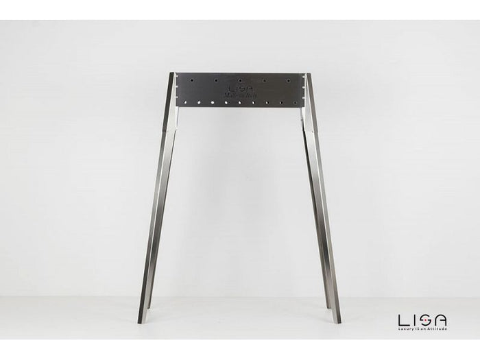 Barbecue a carbone per arrosticini Lisa Miami 500 in acciaio inox