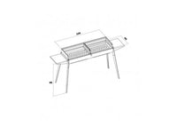 Barbecue a carbone Lisa Etna Maxi in acciaio inox