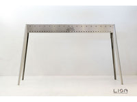 Barbecue a carbone per arrosticini Lisa Miami 1200 in acciaio inox