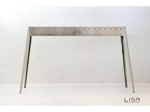Barbecue a carbone per arrosticini Lisa Miami 1500 in acciaio inox