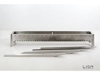 Barbecue a carbone per arrosticini Lisa Miami 1200 in acciaio inox