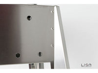 Barbecue a carbone per arrosticini Lisa Miami 1500 in acciaio inox