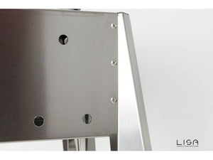 Barbecue a carbone per arrosticini Lisa Miami 1500 in acciaio inox