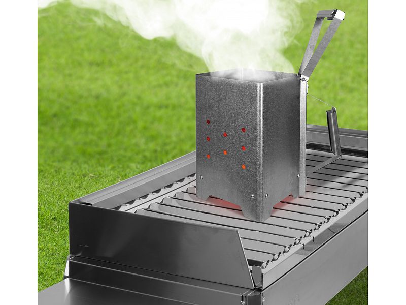 Accendi carbone Lisa Nerone ciminiera in ferro